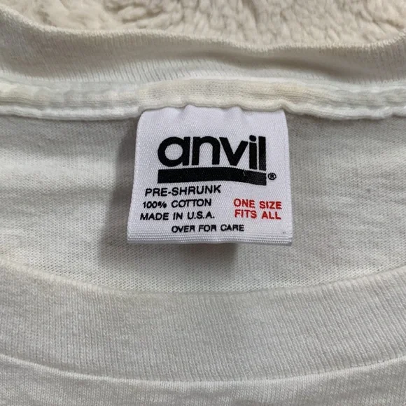 EUC Vintage Anvil Virginia Beach Cropped T One Size - Picture 5 of 5